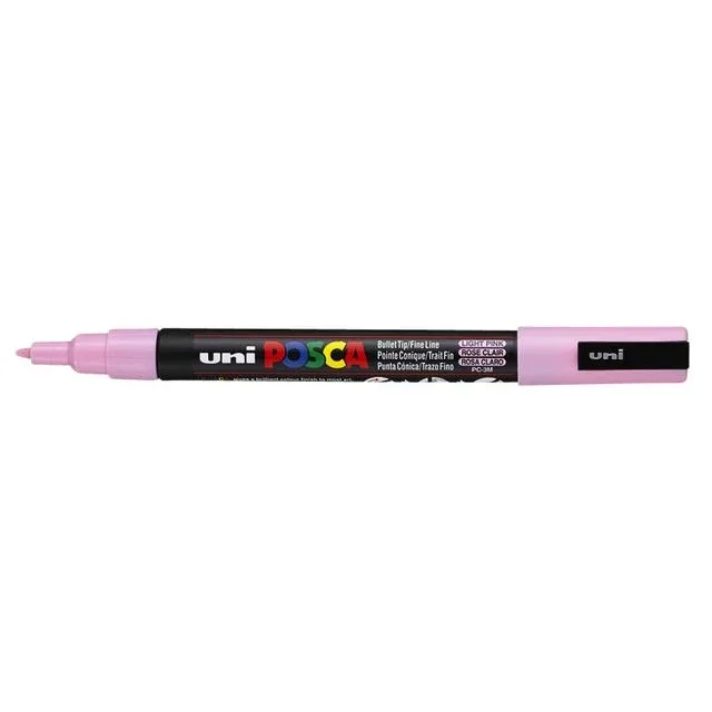 Paintmarker uni posca pc3m f lichtroze | 6 stuks by Posca – product photo