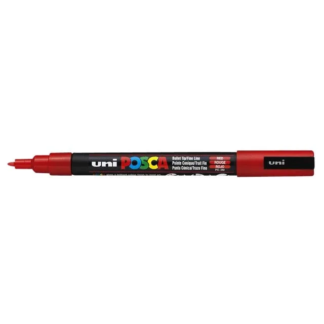 Paintmarker uni posca pc3m f rood | 6 stuks by Posca – product photo