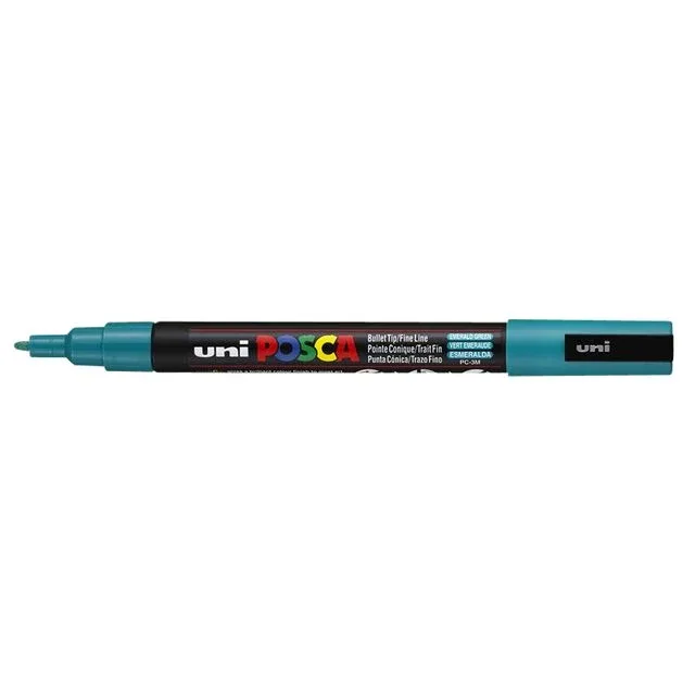 Paintmarker uni posca pc3m f smaragdgroen | 6 stuks by Posca – product photo