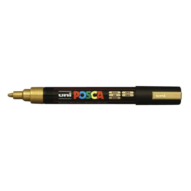 Paintmarker uni posca pc5m m goud | 6 stuks by Posca – product photo
