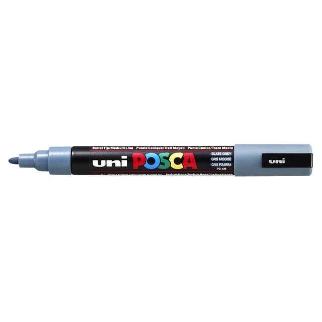 Paintmarker uni posca pc5m m leisteengrijs | 6 stuks by Posca – product photo