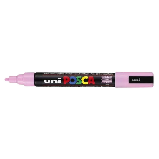 Paintmarker uni posca pc5m m lichtroze | 6 stuks van Posca – productfoto