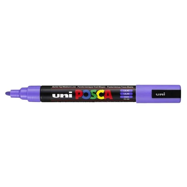 Paintmarker uni posca pc5m m lila | 6 stuks by Posca – product photo