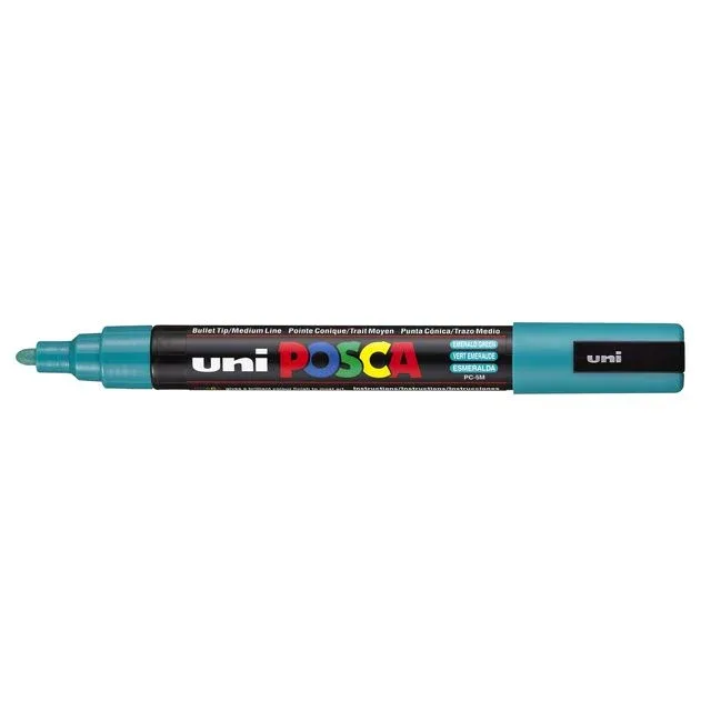 Paintmarker uni posca pc5m m smaragdgroen | 6 stuks by Posca – product photo