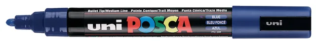 Paintmarker Uni POSCA PC5M medium donkerblauw