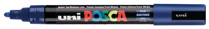 Paintmarker Uni POSCA PC5M medium donkerblauw van Posca – productfoto