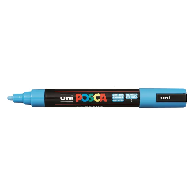 Paintmarker Uni POSCA PC5M medium lichtblauw