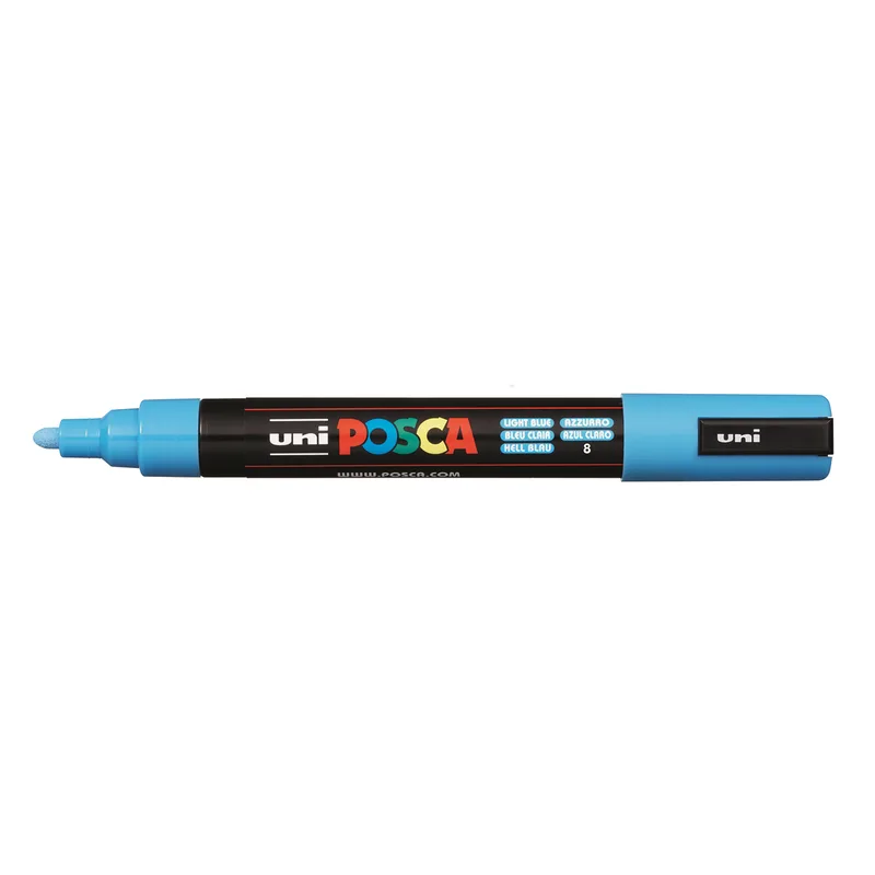 Paintmarker Uni POSCA PC5M medium lichtblauw de Posca – photo produit
