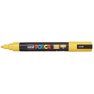 Paintmarker Uni POSCA PC5M medium oker van Posca – productfoto 2 van 2