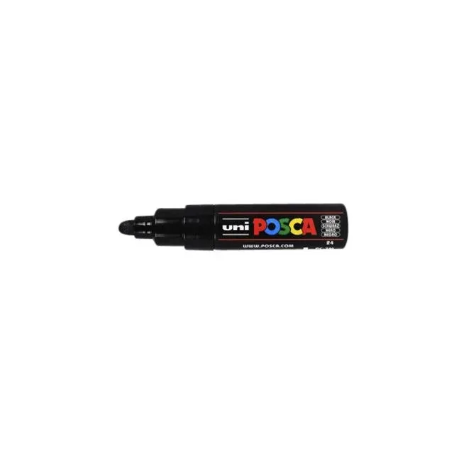 Paintmarker uni posca pc7m b zwart | 6 stuks de Posca – photo produit