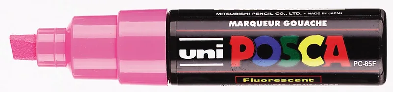 Uni POSCA paintmarker PC-8K, 8 mm, fluo roze van Posca – productfoto