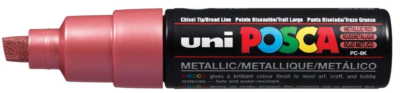 Uni POSCA paintmarker PC-8K, 8 mm, rood metaal by Posca – product photo