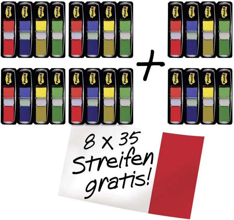 Haftmarker FT600002966 Rot, Blau, Gelb, Grün by Post-it – product photo