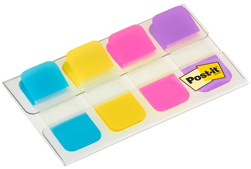 Haftmarker Index Strong Mini, 16 x 38 mm, 4-farbig von Post-it – Produktfoto