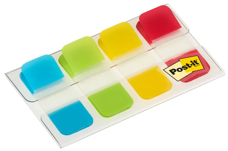 Haftmarker Index Strong Mini, 16 x 38 mm, 4-farbig von Post-it – Produktfoto