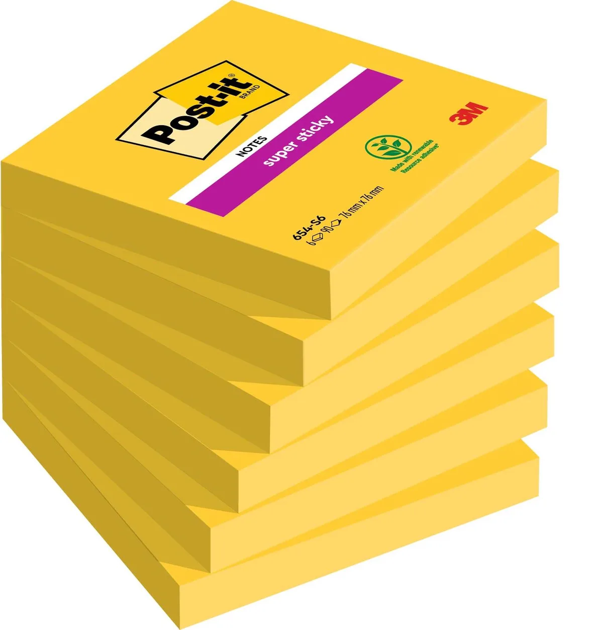Haftnotizen 7,6 x 7,6 cm van Post-it – productfoto