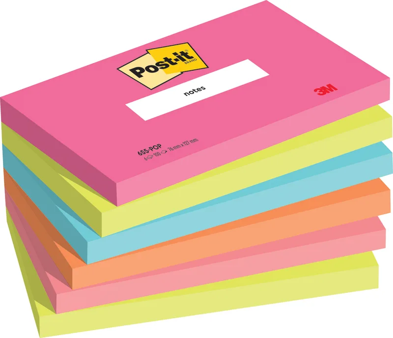 Haftnotizen notes, 127 x 76 mm, Poptimistic von Post-it – Produktfoto