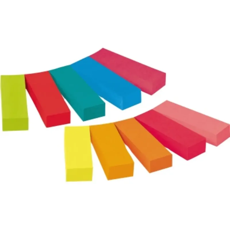 Haftstreifen 670-10AB Gelb, Ultragelb, Pastell-Rosa, Neonorange, Ultrapink, Neongrün, Ultrablau, Türkis, Mohnrot, Rot, Violett de Post-it – photo produit