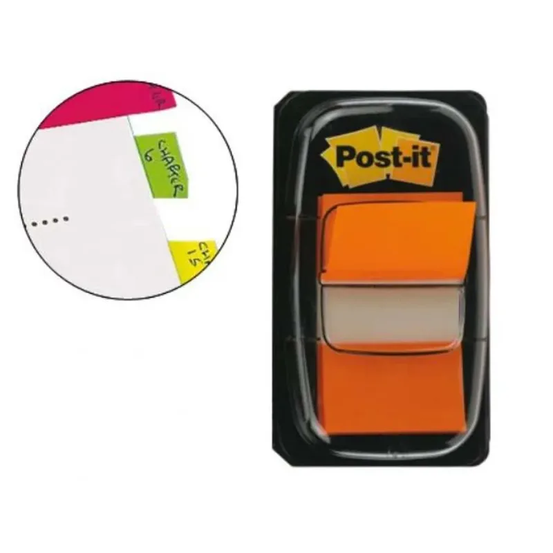 Indextabs Post-it 680 25.4x43.2mm blauw 50 tabs van Post-it – productfoto 4 van 5