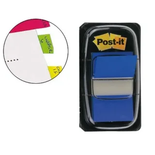 Indextabs Post-it 680 25.4x43.2mm blauw 50 tabs van Post-it – productfoto 5 van 5