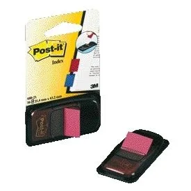 Indextabs post-it 680 25.4x43.2mm felroze | 12 stuks by Post-it – product photo