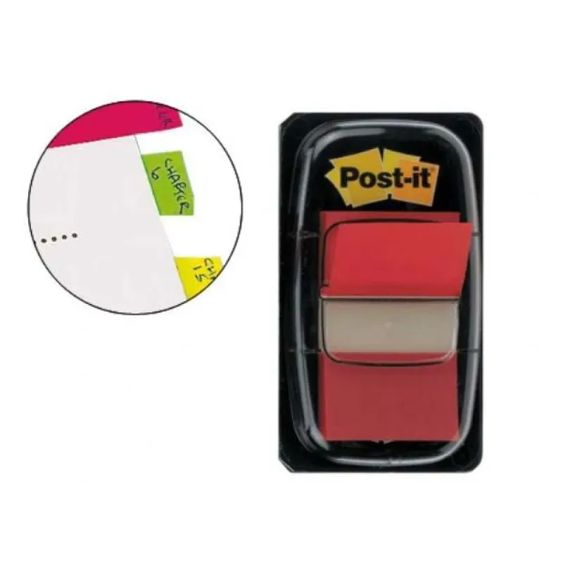 Séparation Des Drapeaux 680-1 Distributeur Rouge De 50 Unités de Post-it – photo produit 2 sur 5