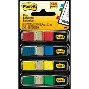 Indextabs post-it 6834 11.9x4.1mm assorti | 6 stuks von Post-it – Produktfoto
