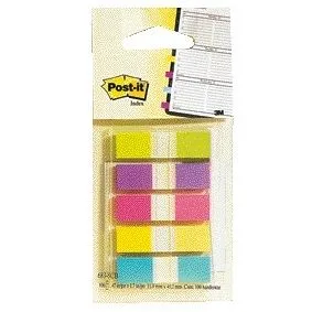 Indextabs post-it 6835 11.9x43.1mm assorti | 6 stuks van Post-it – productfoto