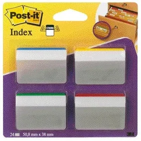 Indextabs post-it 686a1 38x50.8mm strong geb ass | 6 stuks by Post-it – product photo