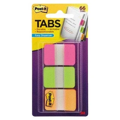 Indextabs post-it 686pgo 25x38mm strong assorti | 6 stuks by Post-it – product photo