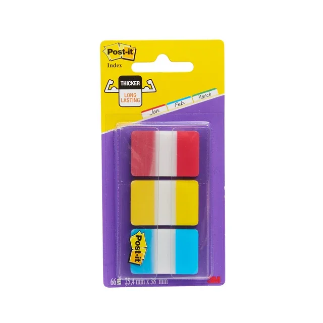 Indextabs post-it 686ryb 25.4x38.1mm strong ass | 6 stuks by Post-it – product photo