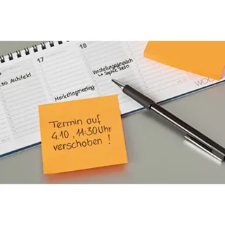 Memoblok Post-it 2028 76x76mm kubus pastel blauw van Post-it – productfoto 2 van 2