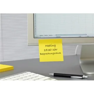 Memoblok Post-it 654 Super Sticky 76x76mm Carnival 6 stuks fra Post-it – produktbillede 2 af 2