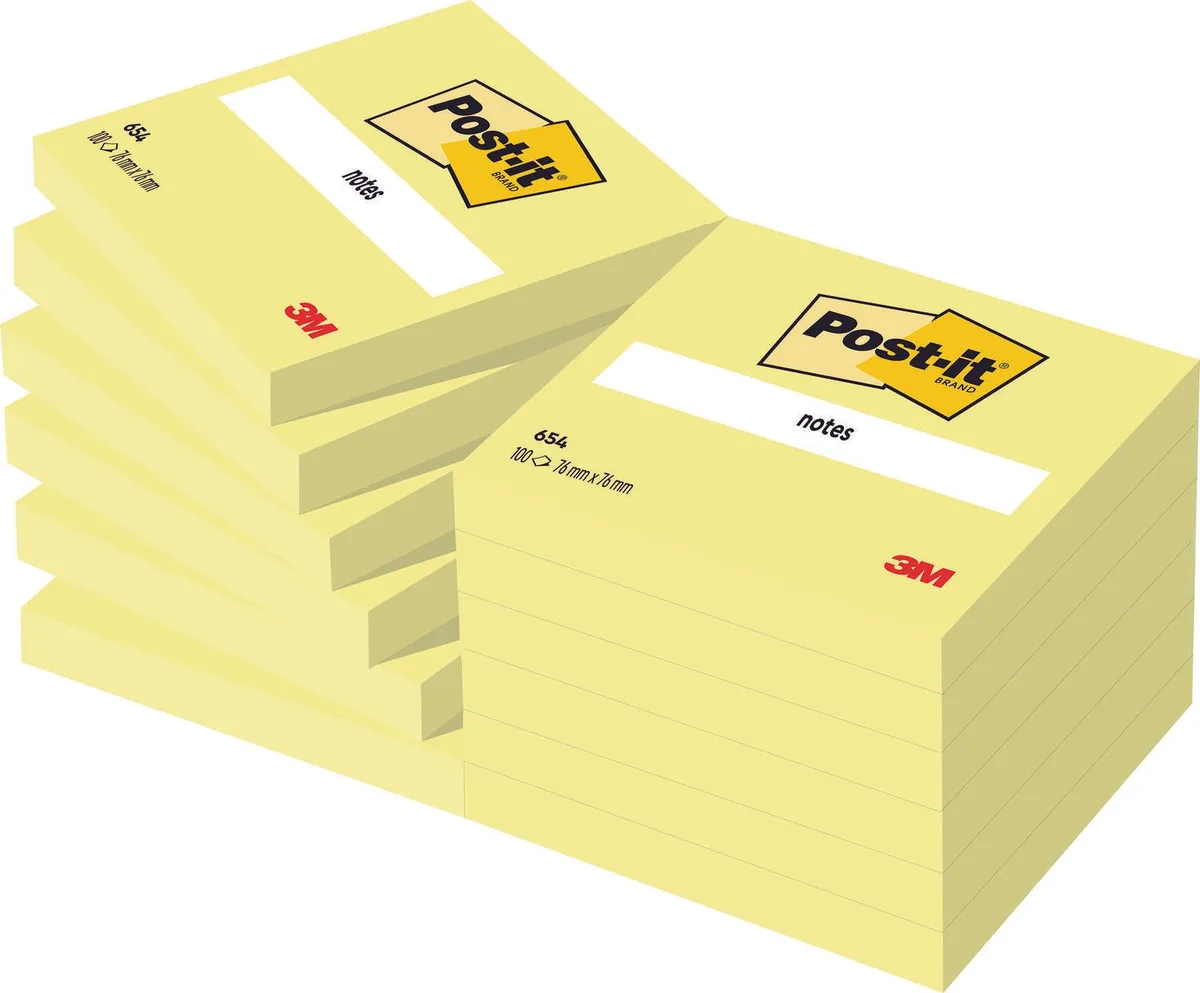 Notes Haftnotizen-Set 12,7 x 7,6 cm van Post-it – productfoto