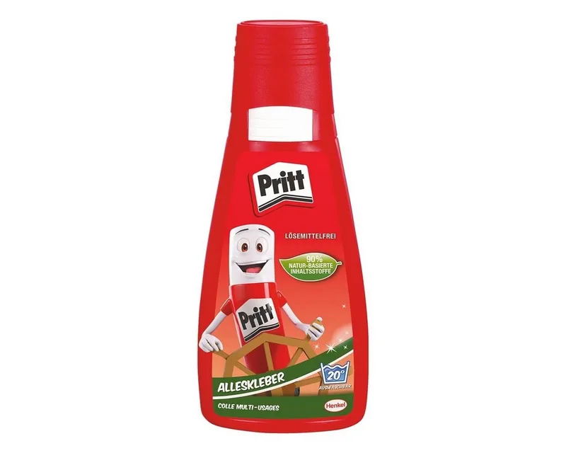 Bastelkleber Schulkleber, Klebekopf mit Schiebefunktion, 100 g van Pritt in Beige – productfoto