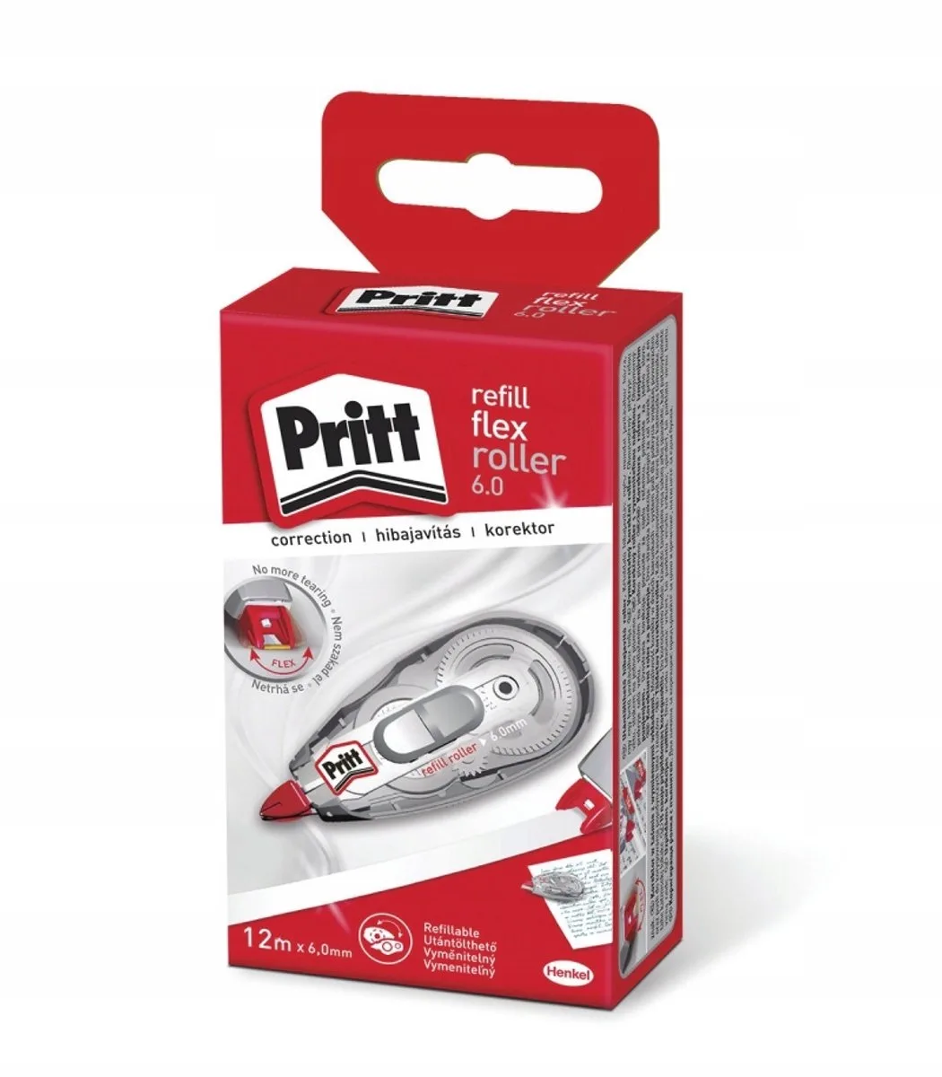 Flex Roller Tape Corrector - 6 mm x 12 m de Pritt – photo produit