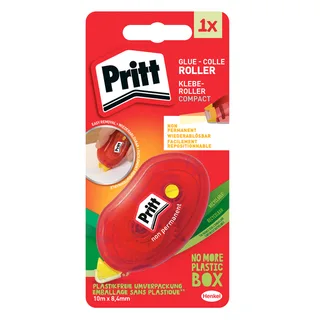 Lijmroller Pritt Compact non permanent 10m op blister van Pritt – productfoto 1 van 2