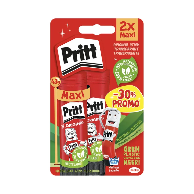 Lijmstift pritt stick original 2x 43gr promo | 12 stuks by Pritt – product photo