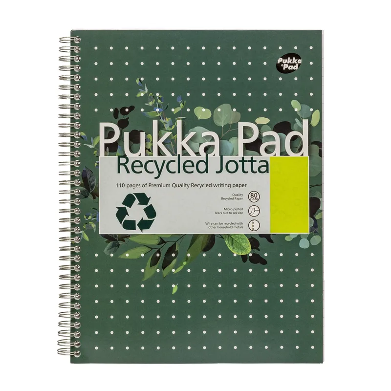 Collegeblok pukka pad jotta recyc a4 lijn 110pag | 3 stuks by Pukka Pad – product photo
