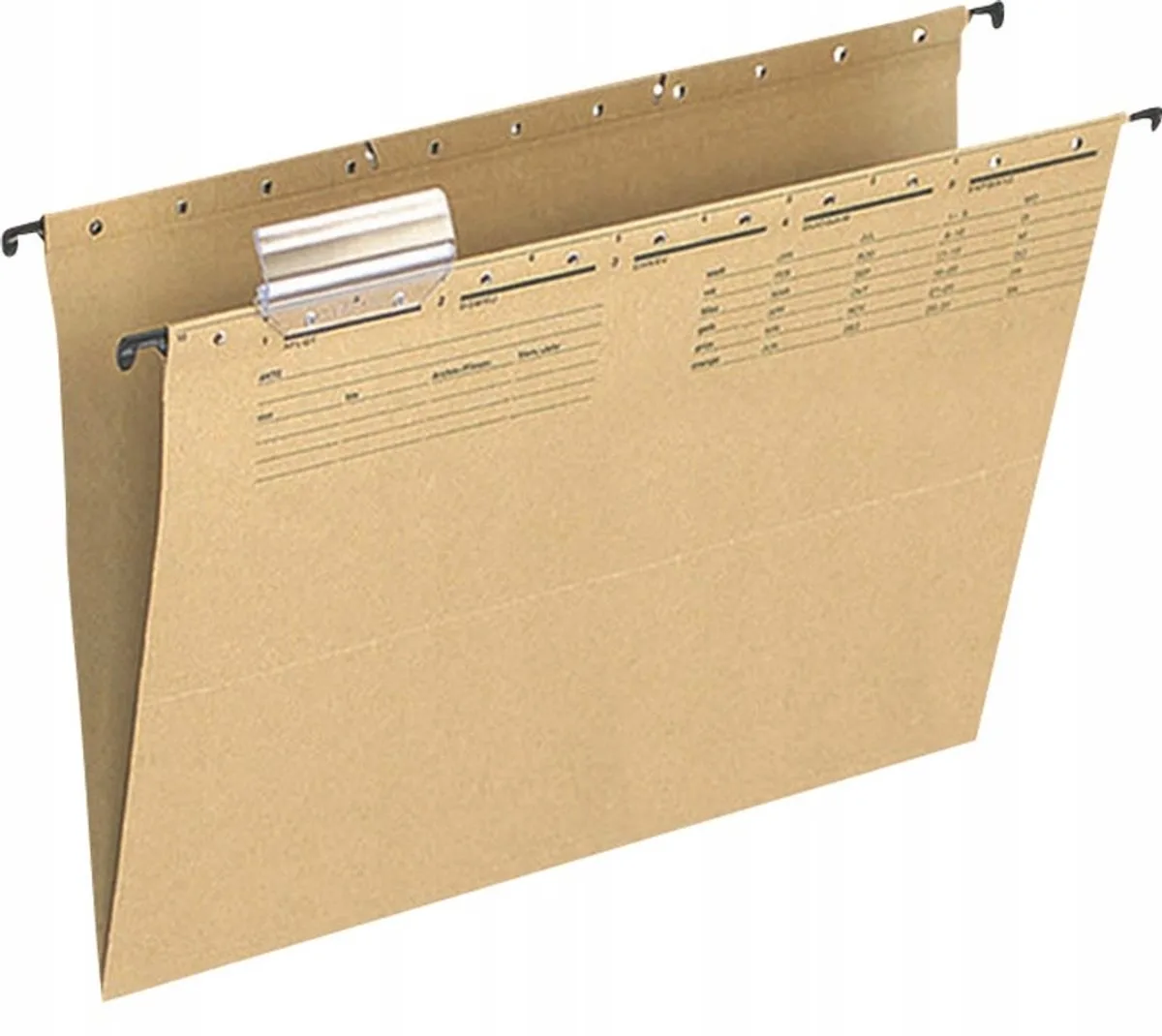A4 Hangmap, Karton 250gsm, Lichtbruin de Q-Connect – photo produit