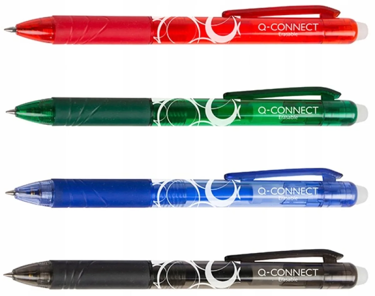 Automatische Uitwisbare Blauwe Pen 1.0mm de Q-Connect – photo produit