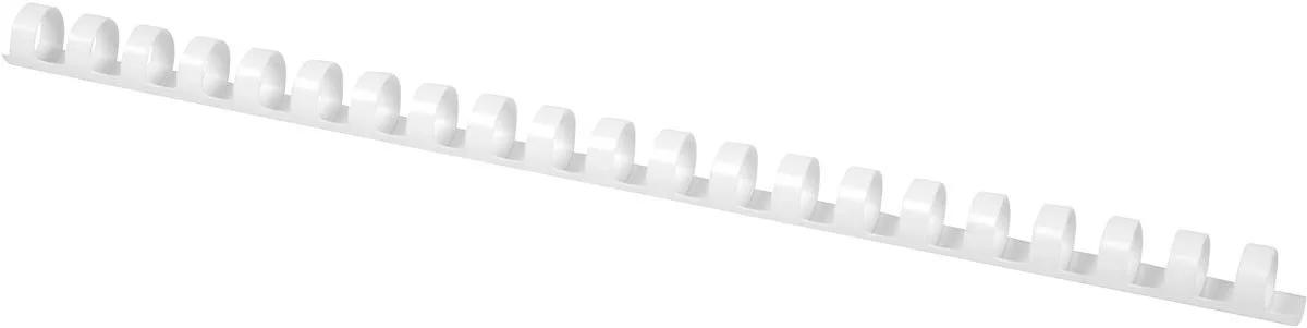 bindrug 14mm 21 rings 100 stuks de Q-Connect en Blanc – photo produit
