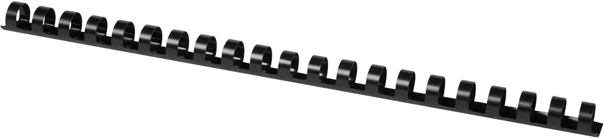 bindrug 14mm 21 rings 100 stuks fra Q-Connect i Sort – produktbillede