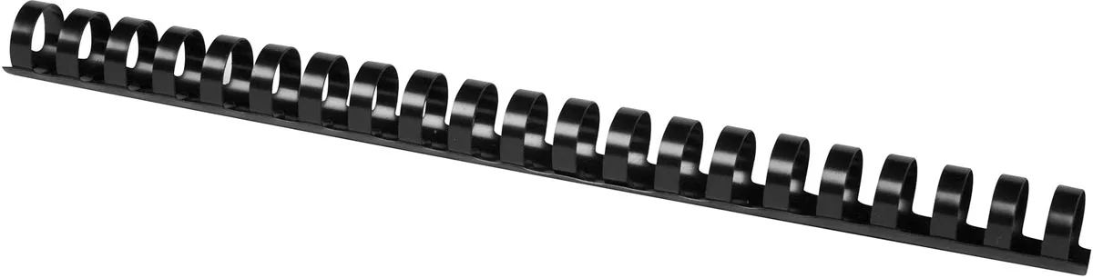 bindrug 18mm 21 rings 50 stuks zwart de Q-Connect – photo produit