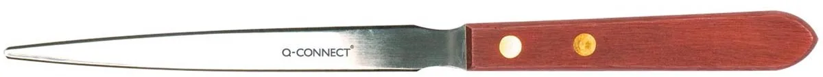 briefopener 22 cm | met houten handvat fra Q-Connect i Bronze – produktbillede