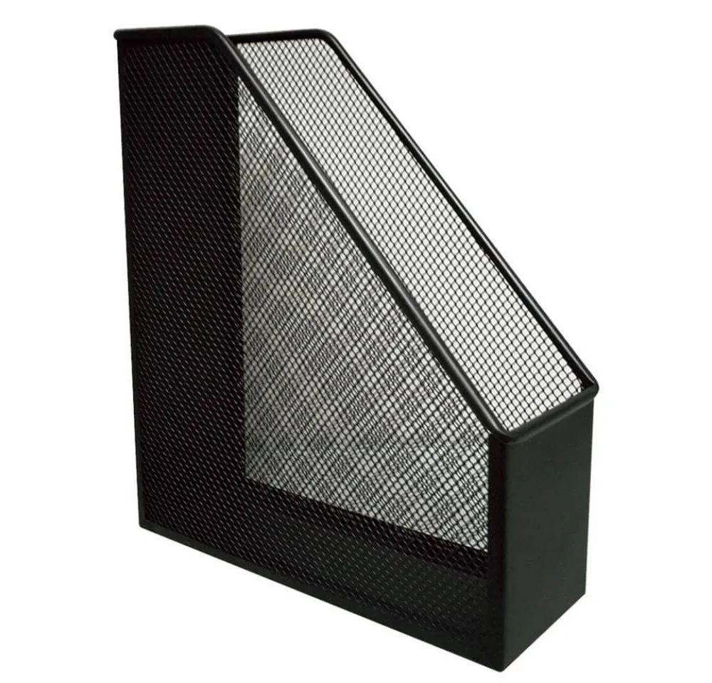 Buchstütze Q-Connect KF00862 Stehsammler Metalldraht schwarz (1 St) von Q-Connect – Produktfoto