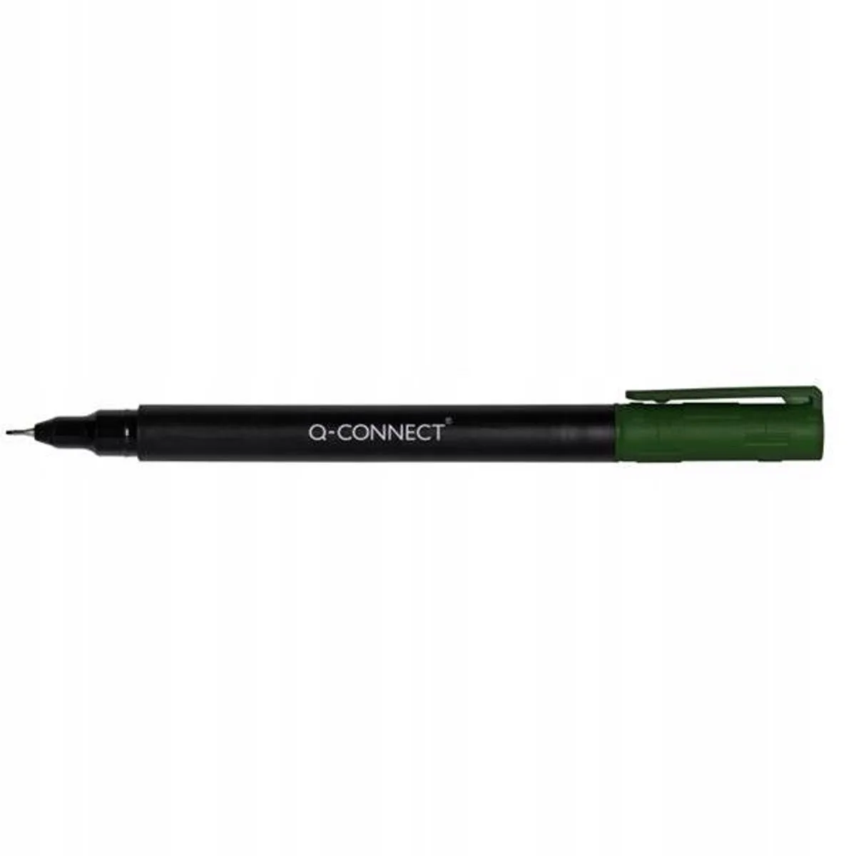 CD/DVD-marker, 0,4 mm lengte, 10 stuks fra Q-Connect i Grøn – produktbillede