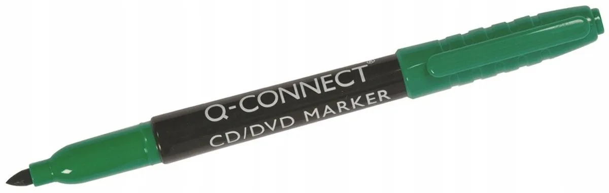 CD/DVD-marker - 1 mm lengte fra Q-Connect i Grøn – produktbillede