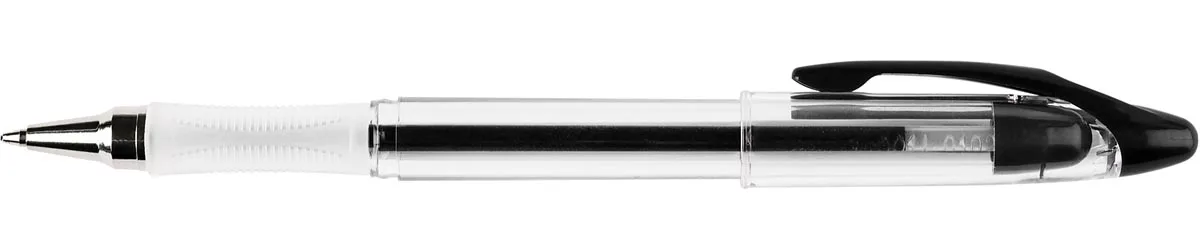 Delta balpen, 0,4 mm, medium zwart fra Q-Connect – produktbillede