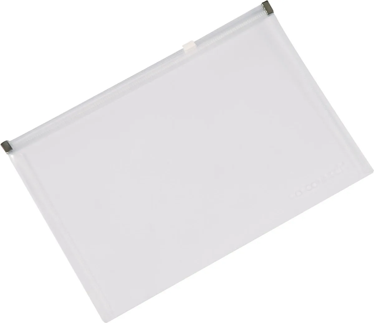 documentenmap Zip bag voor ft A5 10 stuks van Q-Connect in Transparant – productfoto